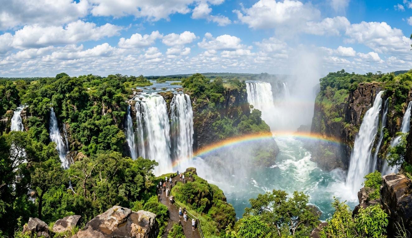 Victoria Falls scene